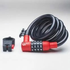 Antivol Qloc Spirale à Chiffre Ø12 - 1500MM -vélo Soldes antivol qloc spirale a chiffre 1500mm 3