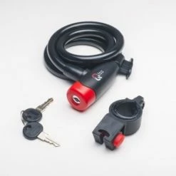 Antivol Qloc Spirale à Clé Ø10 - 1500MM